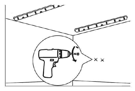 Step 7: Drilling the rope clamp holes